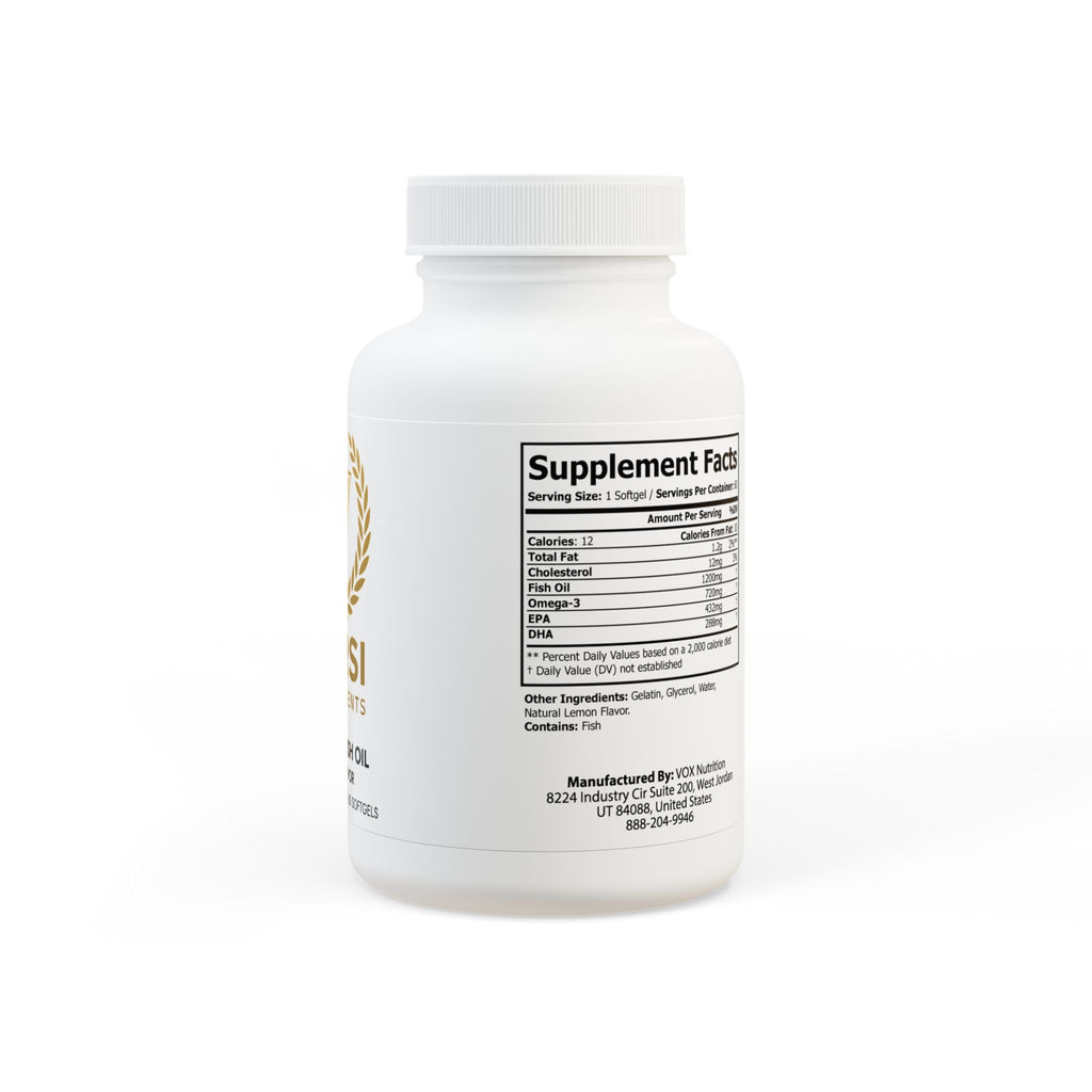 VXRSI Omega-3 Recovery Fuel (60 Softgels)
