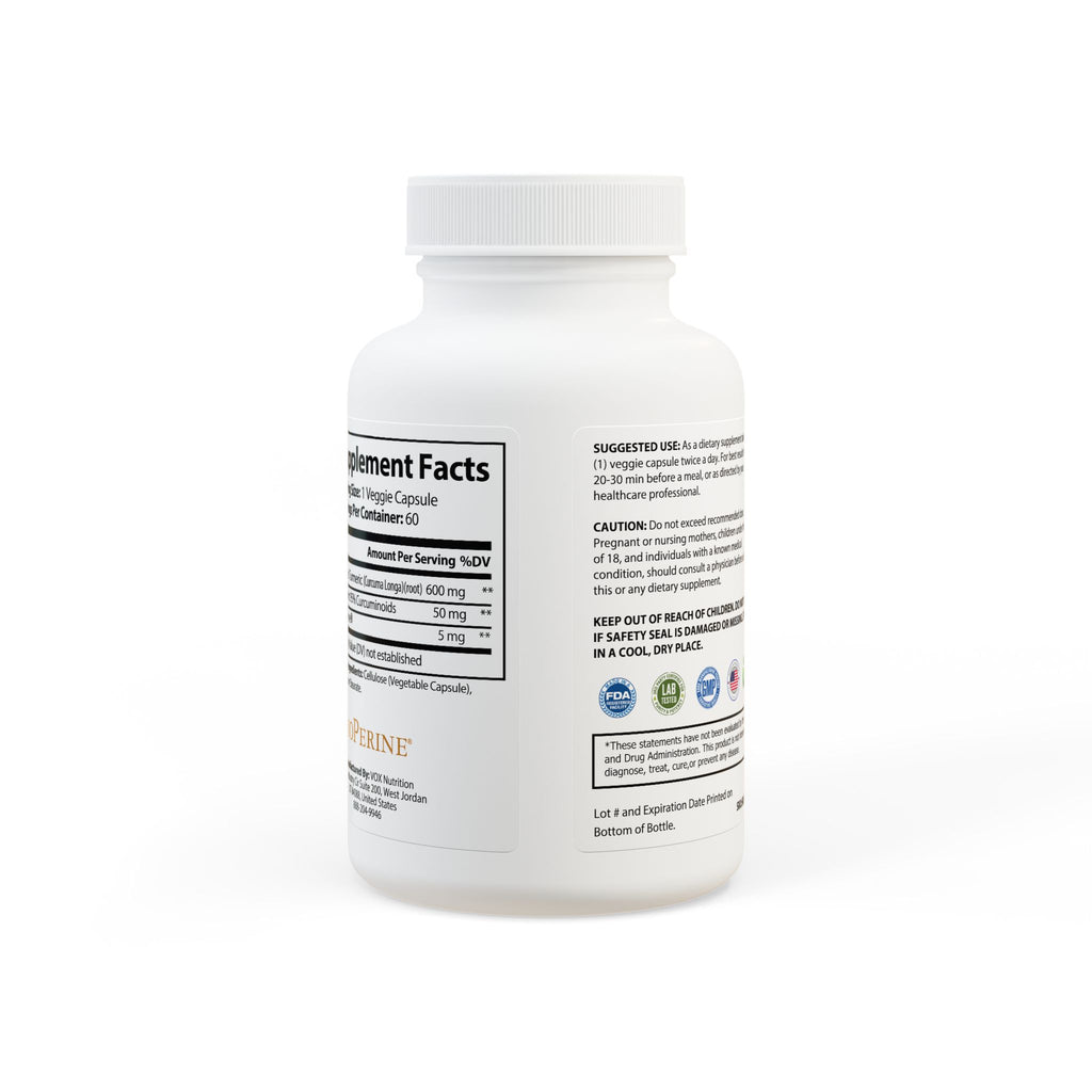 VXRSI Turmeric + BioPerine® Recovery Complex (60 Capsules)