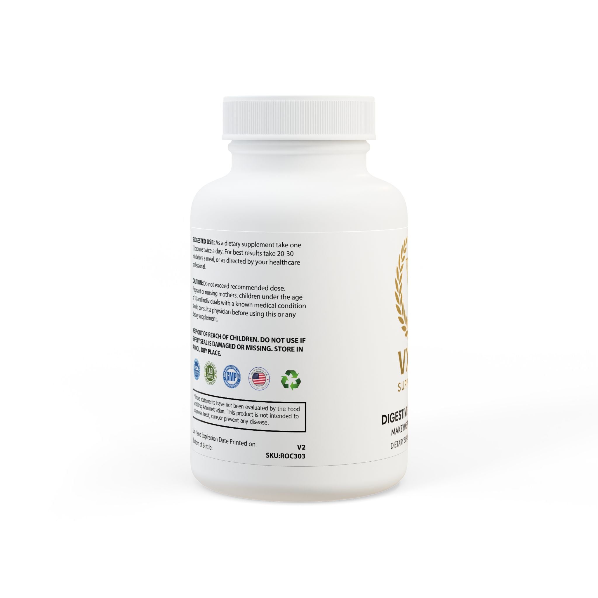 VXRSI Digestive Enzyme Recovery Blend (60 Capsules)