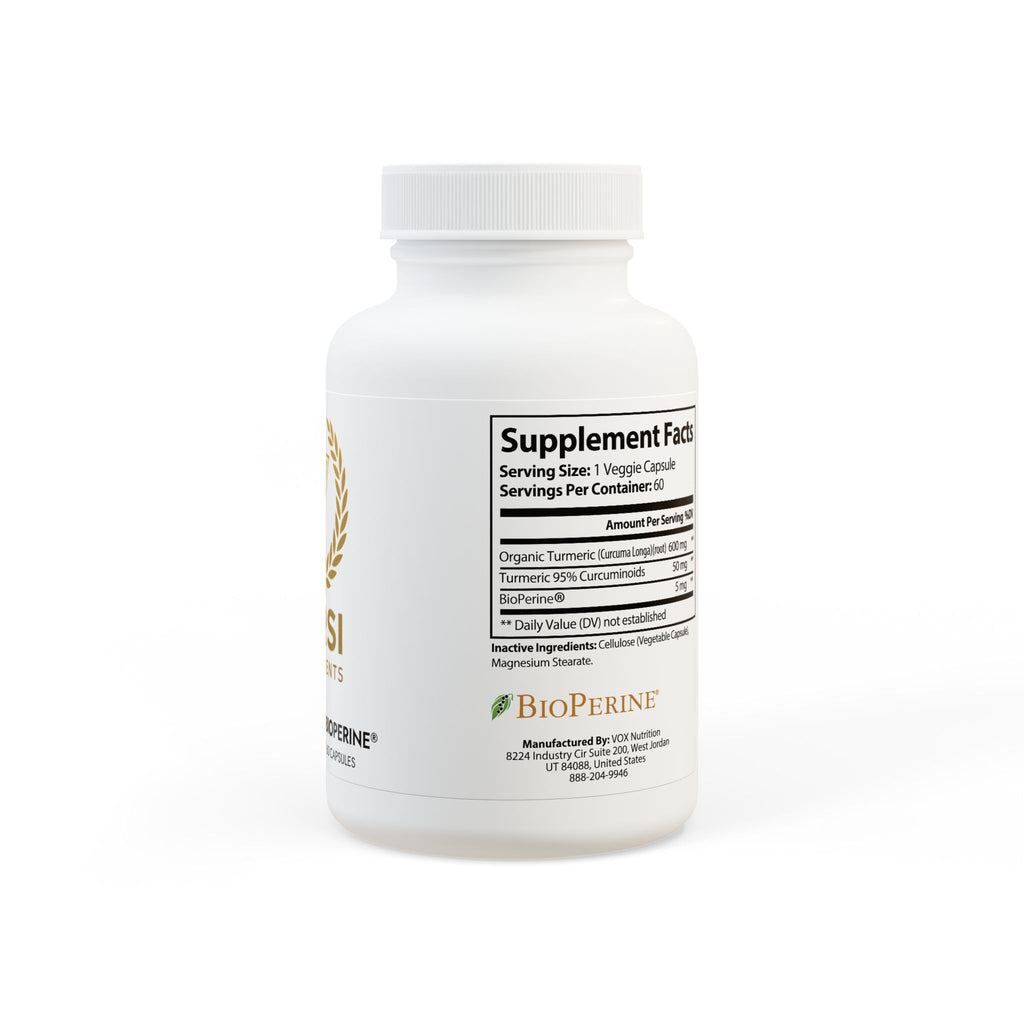 VXRSI Turmeric + BioPerine® Recovery Complex (60 Capsules)