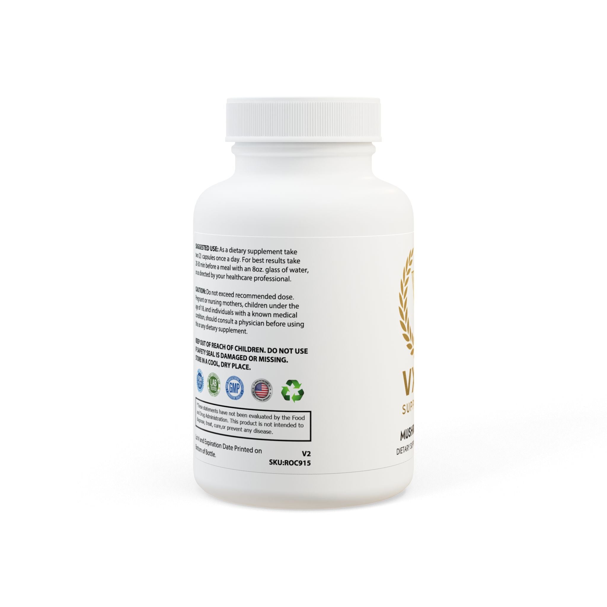 VXRSI Adaptogenic Mushroom Complex (60 Capsules)